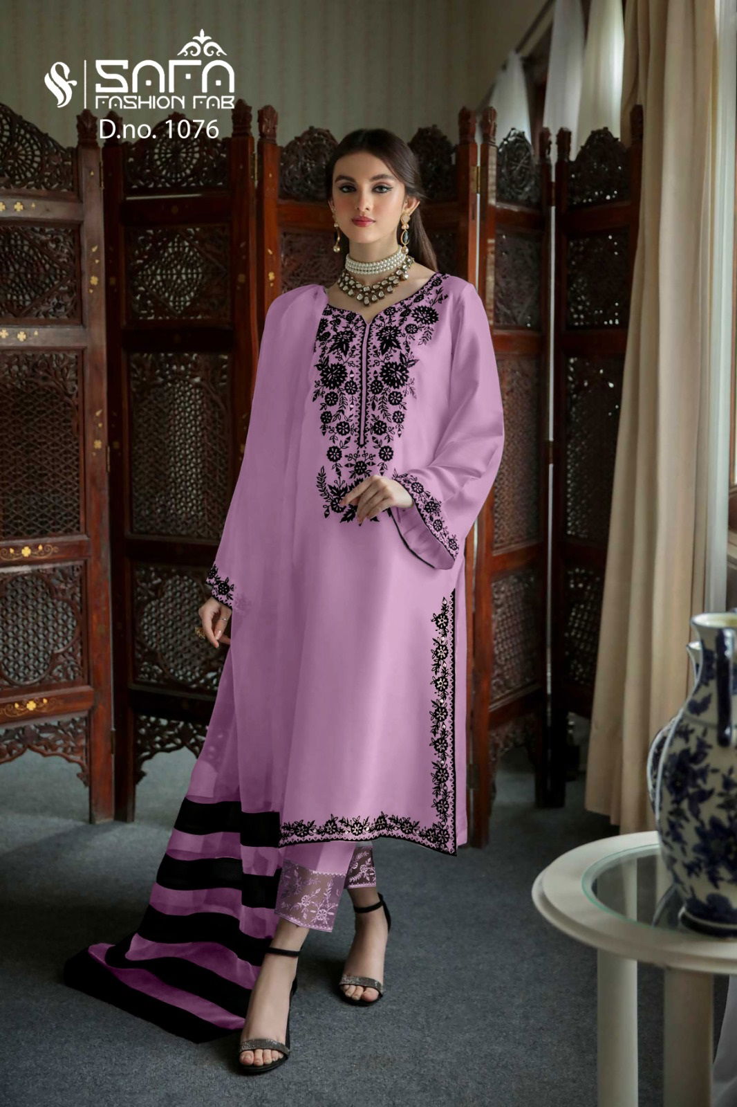 Safa Fashion 1076 Readymade Pakistani Suits Catalog
